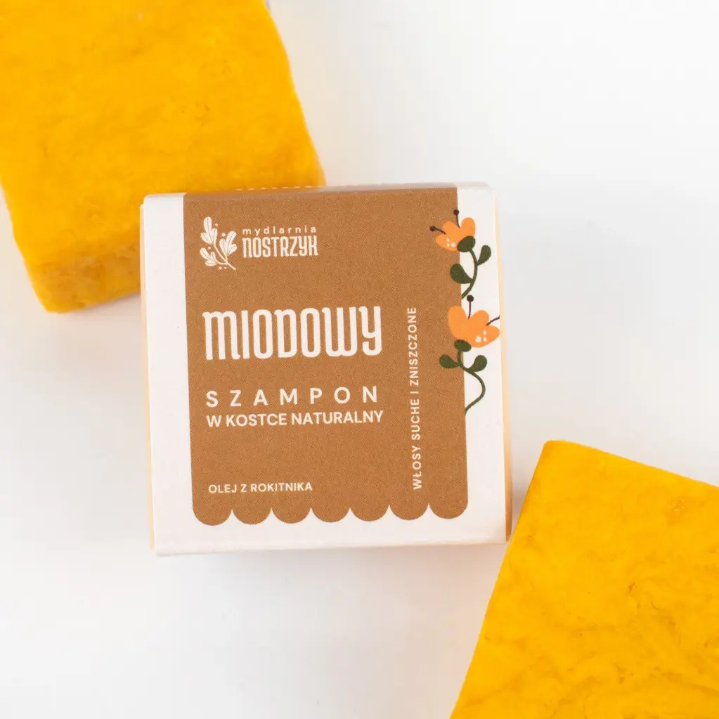 Szampon w Kostce - Miodowy - 80g