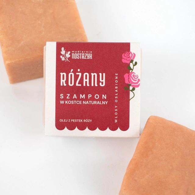 Szampon w Kostce - Różany - 80g