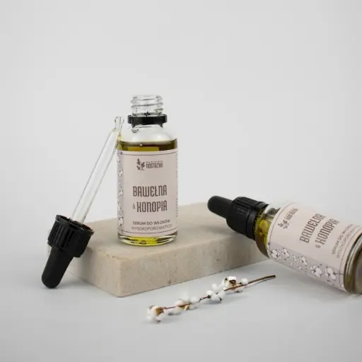 [1097307581] Serum do włosów - Bawełna & Konopia - 30ml
